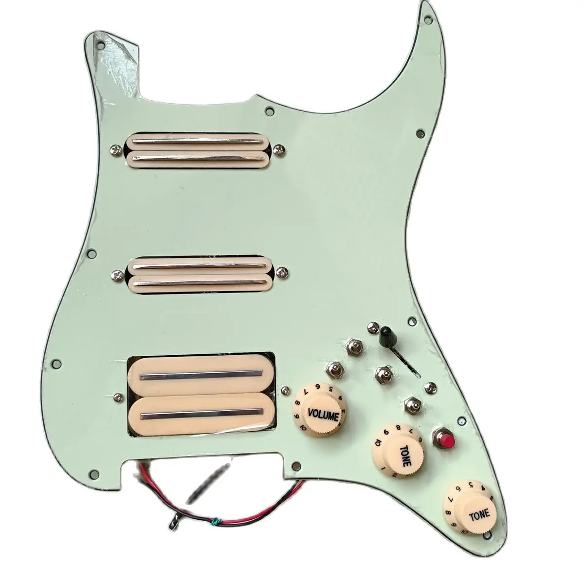 Желтые пикапы SSH US Pickguard 4, одинарный вырез, 7-полосный переключатель, многофункциональная проводка
Желтые пикапы SSH US Pickguard 4, одинарный вырез, 7-полосный переключатель, многофункциональная проводка