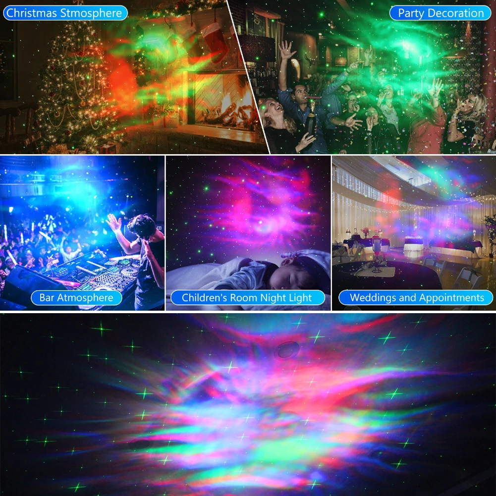 Galaxy Projector LED Night Light Starry Sky Laser Projector Nebula Light Children Night Lamp Bedroom Decor Star Projector
Galaxy Projector LED Night Light Starry Sky Laser Projector Nebula Light Children Night Lamp Bedroom Decor Star Projector