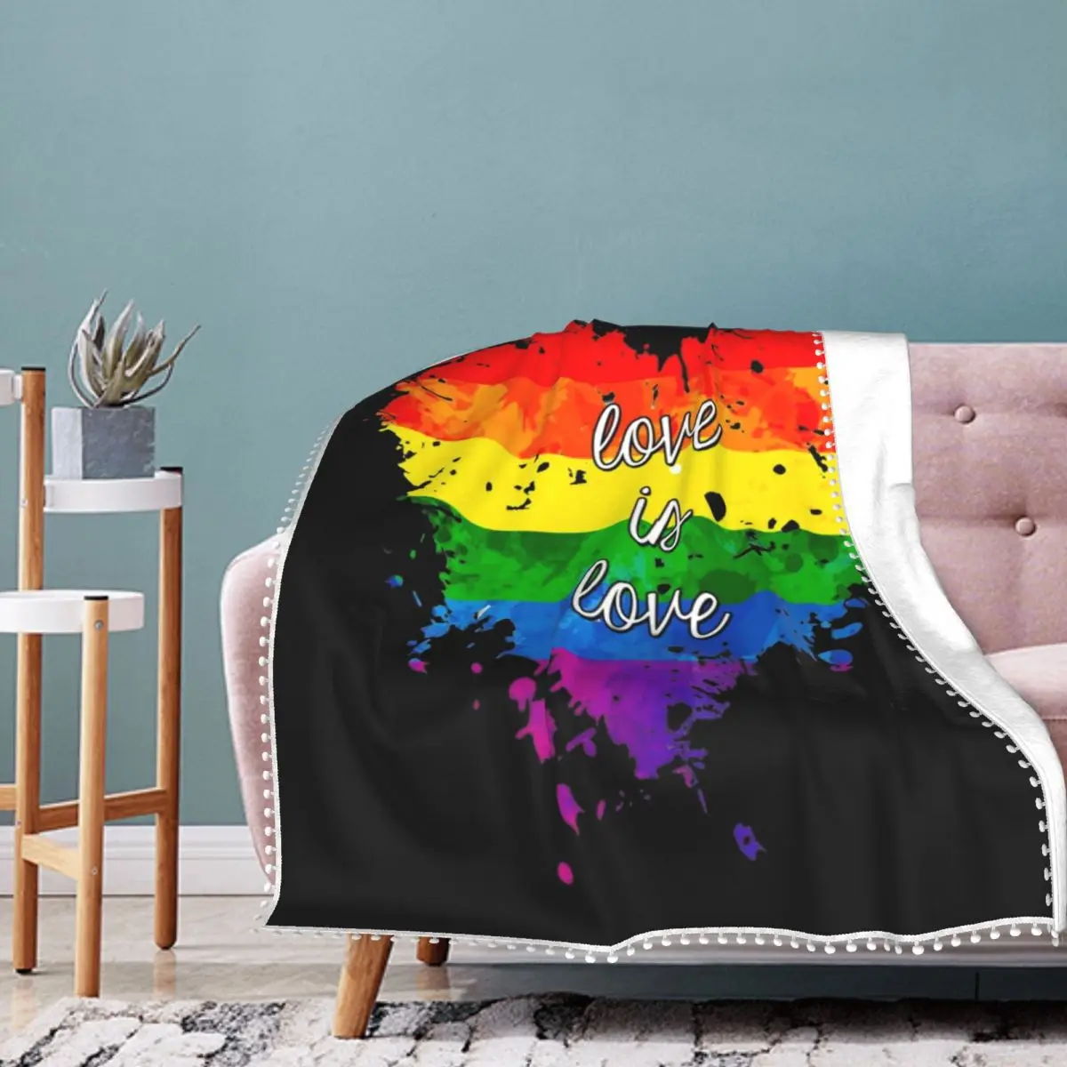 Love Is Love Hearts Blanket LGBT Fashion Fuzzy Bedspread Fleece Bed Soft Blanket
Love Is Love Hearts Blanket LGBT Fashion Fuzzy Bedspread Fleece Bed Soft Blanket