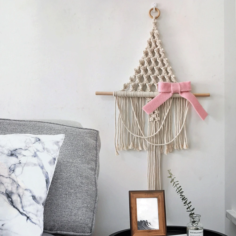 Macrame Wall Hanging Woven Bohemian Wall Decor Decorations for Home, Apartment Bedroom,Dorm Room, Cute Room Decor
Macrame Wall Hanging Woven Bohemian Wall Decor Decorations for Home, Apartment Bedroom,Dorm Room, Cute Room Decor
