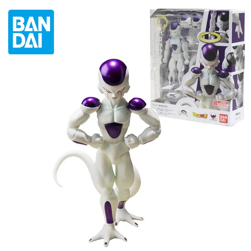 

Bandai Аниме Рисунок игрушки Dragon Ball Z 12 см супер Фриза американские звезды ПВХ Аниме Фигурки Коллекционная модель Коллекция подарков на день ро...