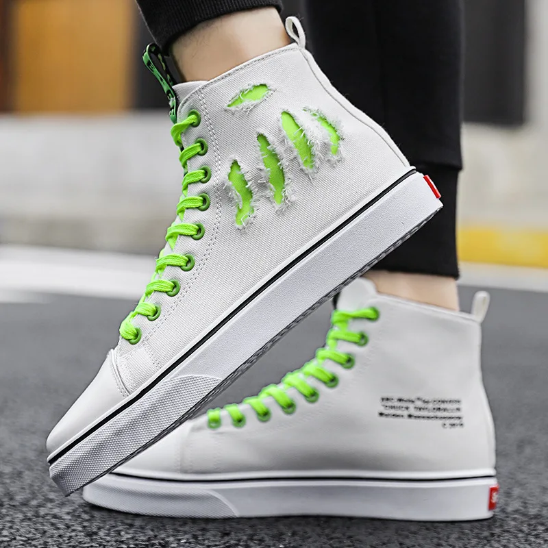 Four Seasons New Men's Sneakers Shoes Fashion Hole High-top Contrast Color Comfortable Classic High-quality Casual Shoes B25-55
Four Seasons New Men's Sneakers Shoes Fashion Hole High-top Contrast Color Comfortable Classic High-quality Casual Shoes B25-55