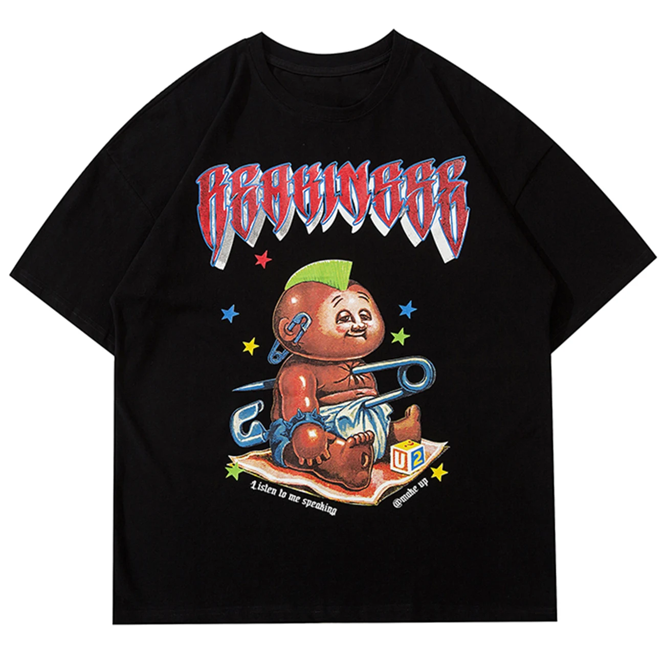 LACIBLE Harajuku Hip Hop Tee Shirts Creative Streetwear Cartoon Tshirts Cotton Fashion Summer Casual Loose Mens T-Shirt Tops
LACIBLE Harajuku Hip Hop Tee Shirts Creative Streetwear Cartoon Tshirts Cotton Fashion Summer Casual Loose Mens T-Shirt Tops