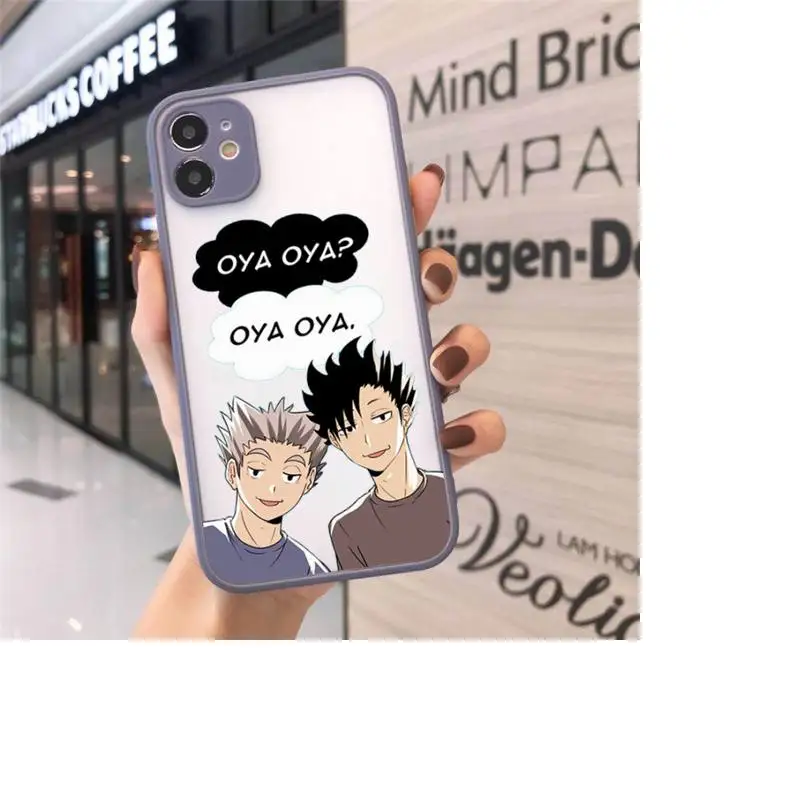 Anime Haikyuu oya Kenma Kozume anime Phone Cases Matte Transparent for iPhone 7 8 11 12 s mini pro X XS XR MAX Plus cover funda
Anime Haikyuu oya Kenma Kozume anime Phone Cases Matte Transparent for iPhone 7 8 11 12 s mini pro X XS XR MAX Plus cover funda