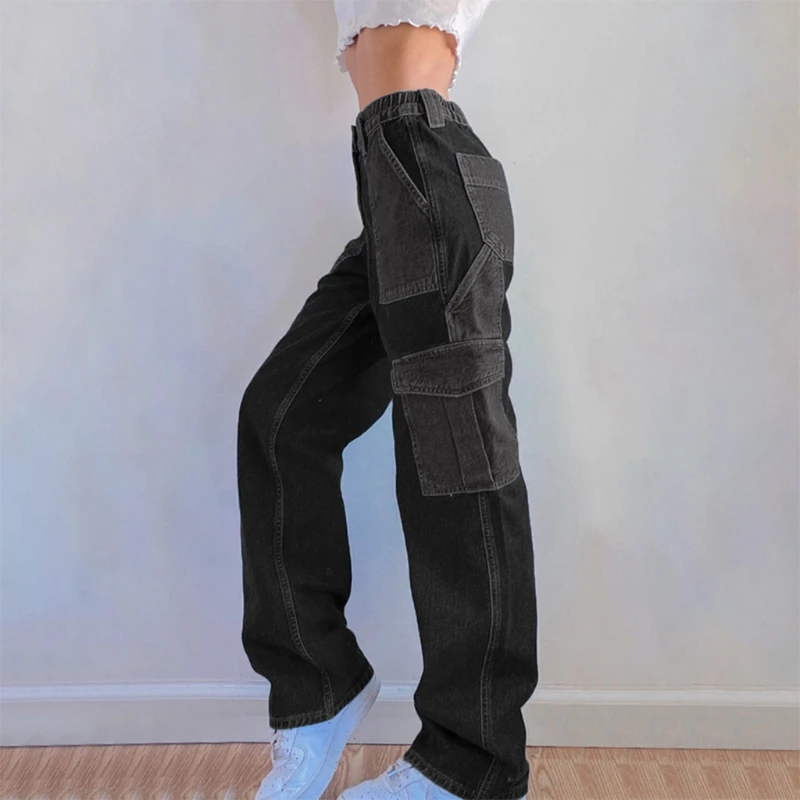 Women High Waist Hip Hop Loose Jeans Vintage Distressed Ripped Hole Denim Pants Harajuku Punk Straight Leg Trousers
Women High Waist Hip Hop Loose Jeans Vintage Distressed Ripped Hole Denim Pants Harajuku Punk Straight Leg Trousers