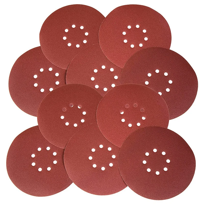 20 PCS 9-Inch 8-Hole Hook-And-Loop Sanding Discs Sander Paper For Drywall Sander 
20 PCS 9-Inch 8-Hole Hook-And-Loop Sanding Discs Sander Paper For Drywall Sander