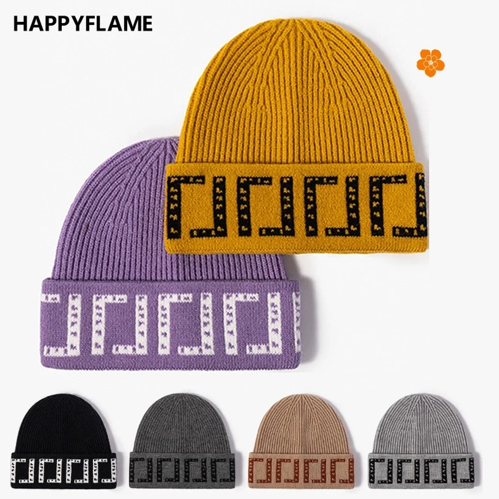 New Letter Lattice Knitted Cap Men's Brimless Hat Fashion Winter Hat for Woman Beanie Winter Skullies Beanie Solid Warmer Bonnet
New Letter Lattice Knitted Cap Men's Brimless Hat Fashion Winter Hat for Woman Beanie Winter Skullies Beanie Solid Warmer Bonnet