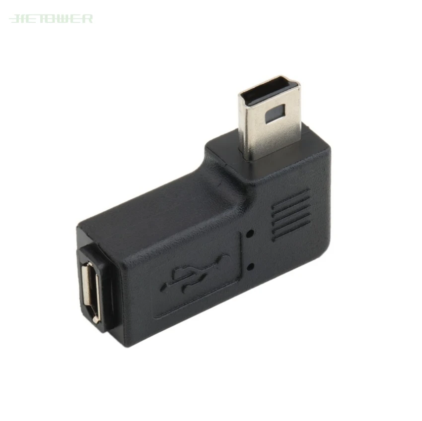 100pcs/lot USB Micro 5Pin Female To Mini 5Pin Male 90 Degree Angle Right Adapter Converter Black for Mobile Phones
100pcs/lot USB Micro 5Pin Female To Mini 5Pin Male 90 Degree Angle Right Adapter Converter Black for Mobile Phones