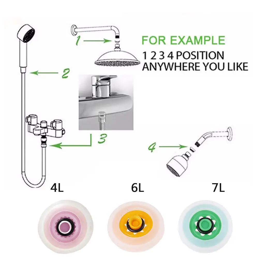 1 PCS Water Saving Device Regulator 4L 6L 8L Aerator Water Controller Reducer Shower Head Faucet Shower Hose Pipe Bath
1 PCS Water Saving Device Regulator 4L 6L 8L Aerator Water Controller Reducer Shower Head Faucet Shower Hose Pipe Bath