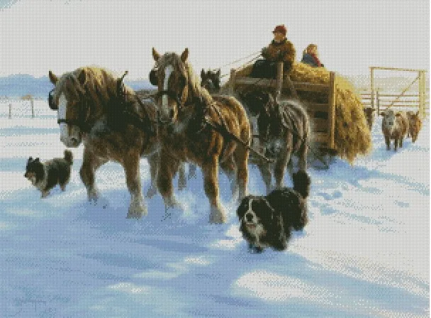 ONEROOM Embroidery Counted Cross Stitch Kits Needlework - Crafts 14 ct DMC DIY Arts Handmade Decor -horses
ONEROOM Embroidery Counted Cross Stitch Kits Needlework - Crafts 14 ct DMC DIY Arts Handmade Decor -horses
