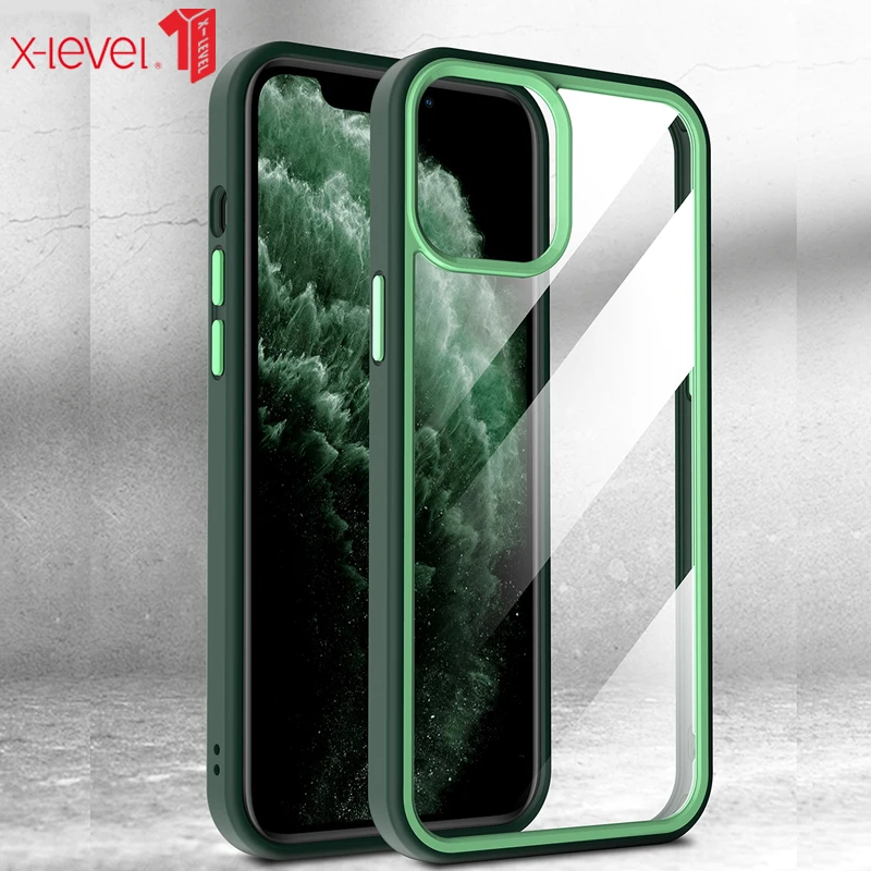 For iPhone 12 Pro 6.1"Case X-level 360 Full Protection Hard PC Three-stage Anti-fall Hard Shell Transparent Back ケース 하드
For iPhone 12 Pro 6.1"Case X-level 360 Full Protection Hard PC Three-stage Anti-fall Hard Shell Transparent Back ケース 하드