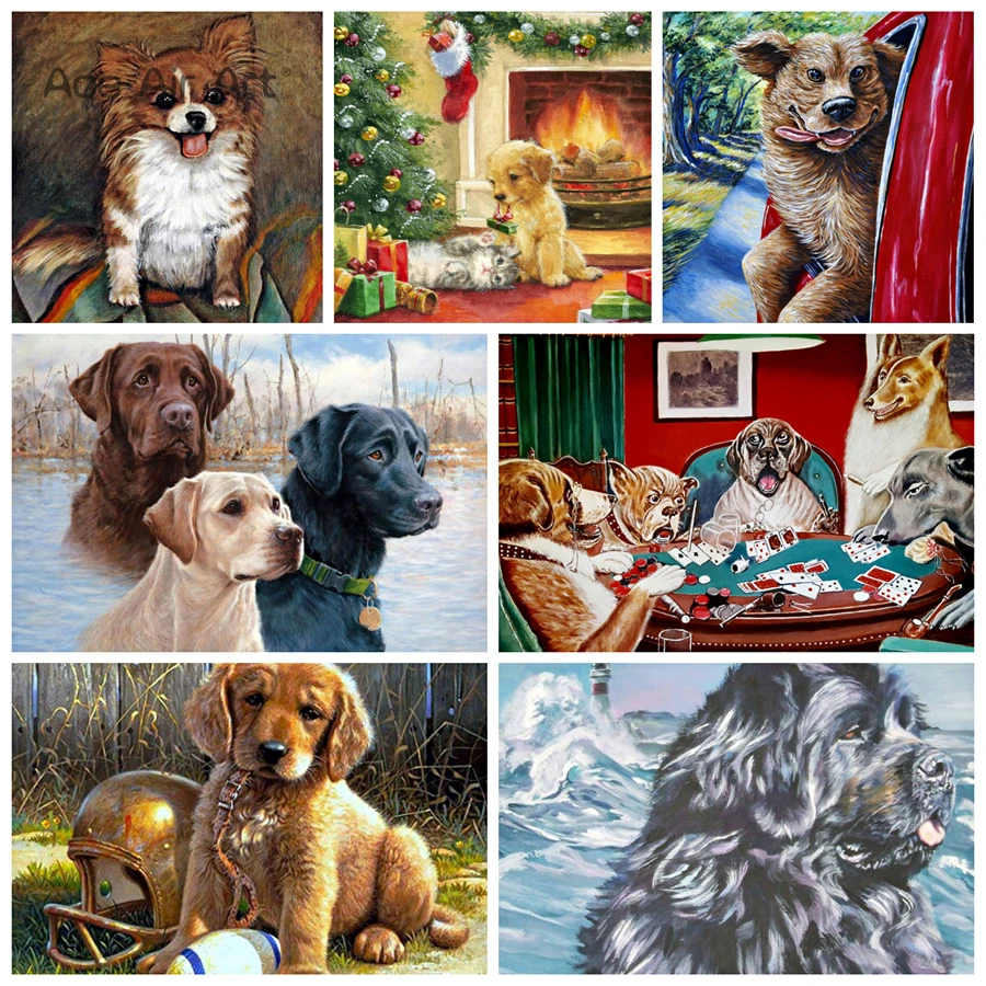 Puppy Dog Oil Painting Series 5D DIY Diamond Painting Full Square/Round Drills Embroidery Mosaic Art Decoration for Home
Puppy Dog Oil Painting Series 5D DIY Diamond Painting Full Square/Round Drills Embroidery Mosaic Art Decoration for Home