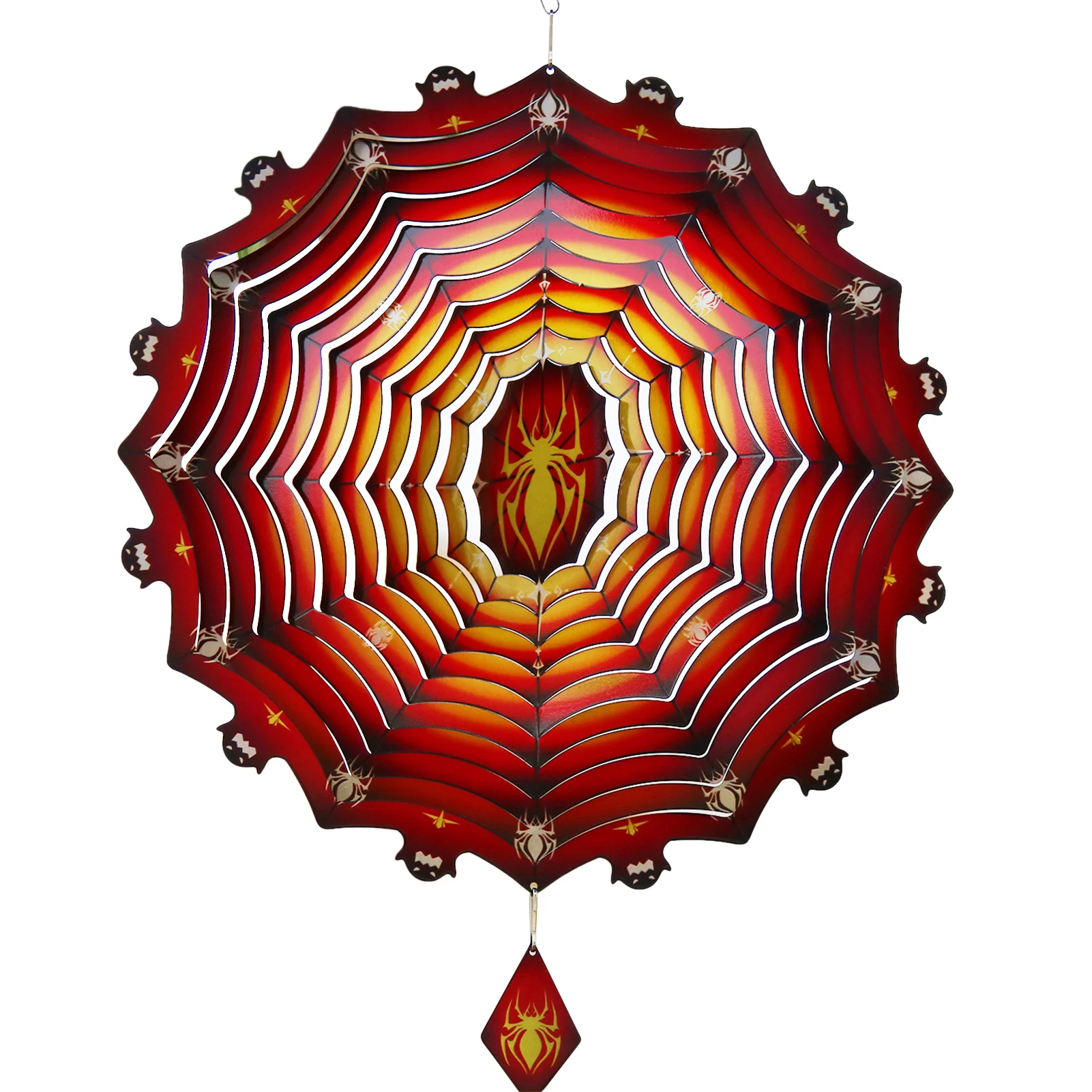 Halloween Spider Web Wind Chine Garden Yard 3D Wind Spinner Spider Rotating Windbell For Patio Balcony Decoration Wall Pendants
Halloween Spider Web Wind Chine Garden Yard 3D Wind Spinner Spider Rotating Windbell For Patio Balcony Decoration Wall Pendants
