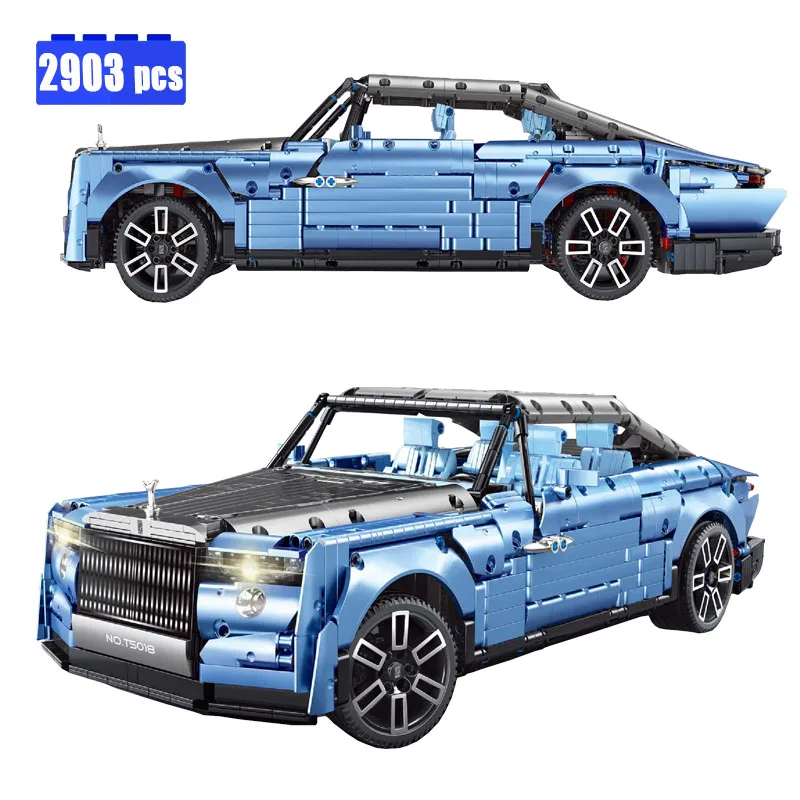New 1:10 City Luxury Car Boat Tail Building Blocks MOC Technical Bricks Model Assembling Toys for Children Birthday Gift Set
New 1:10 City Luxury Car Boat Tail Building Blocks MOC Technical Bricks Model Assembling Toys for Children Birthday Gift Set