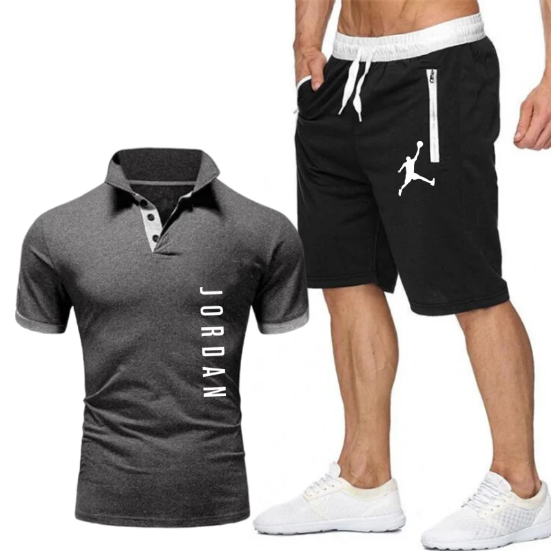 2 Piece Set Men's Jordan--- 23 T-shirt Shorts Summer Polo Short-sleeved Trousers Thin Pants Sportswear Men's Basketball Shirt
2 Piece Set Men's Jordan--- 23 T-shirt Shorts Summer Polo Short-sleeved Trousers Thin Pants Sportswear Men's Basketball Shirt