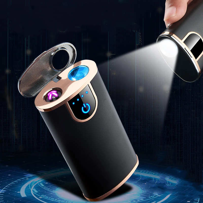 New Multifunctional Power Bank Lighter Windproof Plasma Dual Arc Lighter Outdoor Survival Tool USB Rechargeable Lighter Men Gift
New Multifunctional Power Bank Lighter Windproof Plasma Dual Arc Lighter Outdoor Survival Tool USB Rechargeable Lighter Men Gift