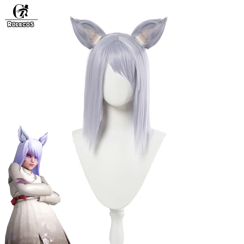 ROLECOS Game DVA Cosplay Wig Halloween D.VA Cosplay Straight Hair Headwear Hana Song Purple Synthetic Hair Women
ROLECOS Game DVA Cosplay Wig Halloween D.VA Cosplay Straight Hair Headwear Hana Song Purple Synthetic Hair Women