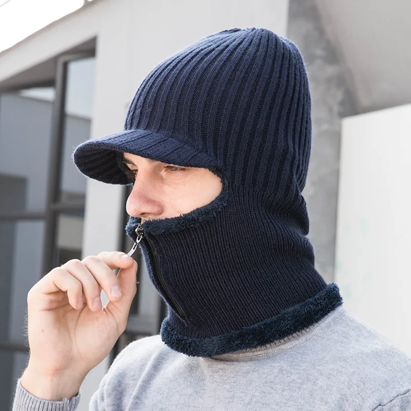 Knit Fur Faux Hat for Man Thick Beanies with Neck Ring Warm Caps Beany Bonnet Skullies Winter Fashion
Knit Fur Faux Hat for Man Thick Beanies with Neck Ring Warm Caps Beany Bonnet Skullies Winter Fashion