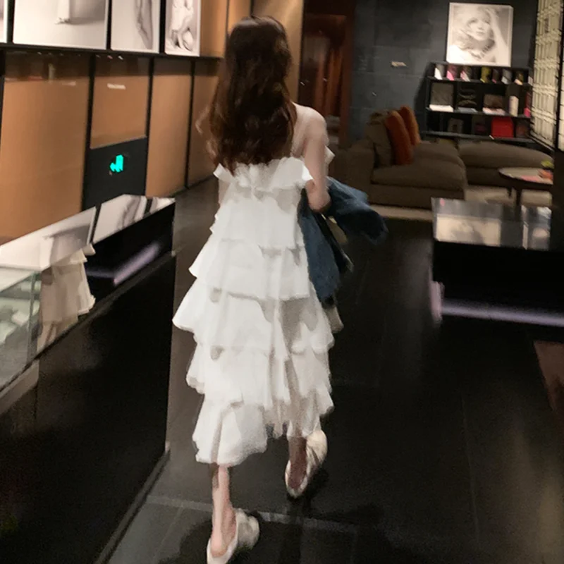2021 Summer New The Mid-length Solid Color Sling Dress Female Korean Version of Wild Thin Layer Cake Skirt Trend Dress Women
2021 Summer New The Mid-length Solid Color Sling Dress Female Korean Version of Wild Thin Layer Cake Skirt Trend Dress Women