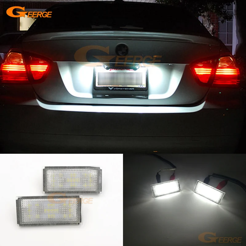 For BMW 7 Series E66 E65 2006 2007 2008 Excellent Ultra bright Smd Led License plate lamp light No OBC error car Accessories
For BMW 7 Series E66 E65 2006 2007 2008 Excellent Ultra bright Smd Led License plate lamp light No OBC error car Accessories