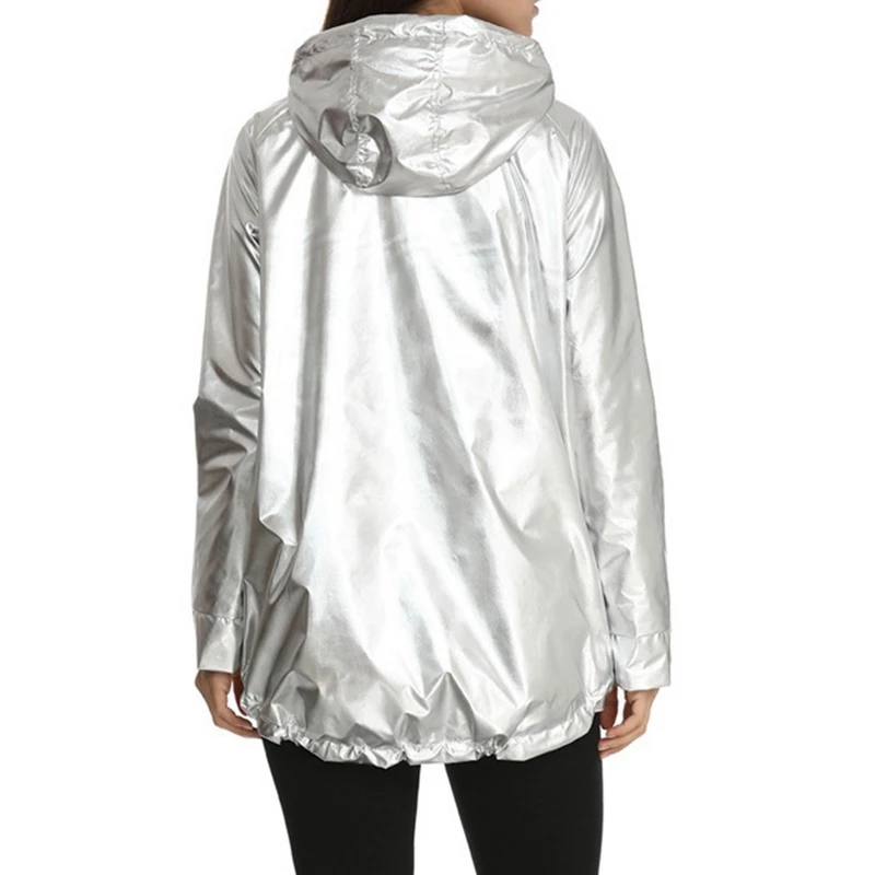 Women Camping Hiking Jackets Metallic Color Bomber Jacket Womens Waterproof Outerwear Hooded Zip Up Coat Femme Jackets
Women Camping Hiking Jackets Metallic Color Bomber Jacket Womens Waterproof Outerwear Hooded Zip Up Coat Femme Jackets