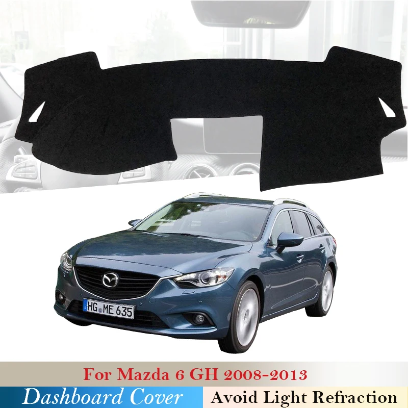 

Car dashboard Cover Protective Mat for Mazda 6 2008~2013 GH Accessories Dash Board Sunshade Carpet Atenza 2009 2010 2011 2012