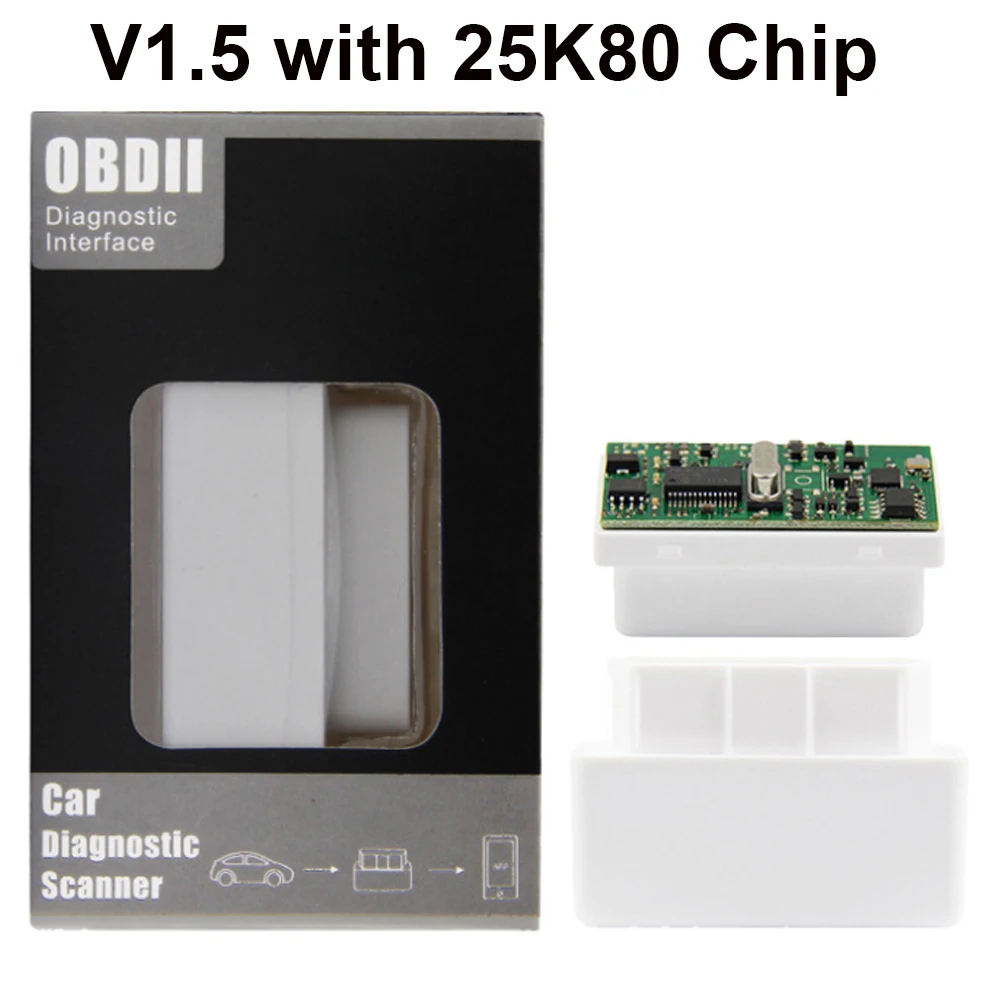 Диагностика автомобильного считывателя кодов V1.5 MINI ELM327 V1.5 Super 25K80 чип работает для нескольких автомобилей ELM 327 OBD2 CAN-BUS Tester
Диагностика автомобильного считывателя кодов V1.5 MINI ELM327 V1.5 Super 25K80 чип работает для нескольких автомобилей ELM 327 OBD2 CAN-BUS Tester
