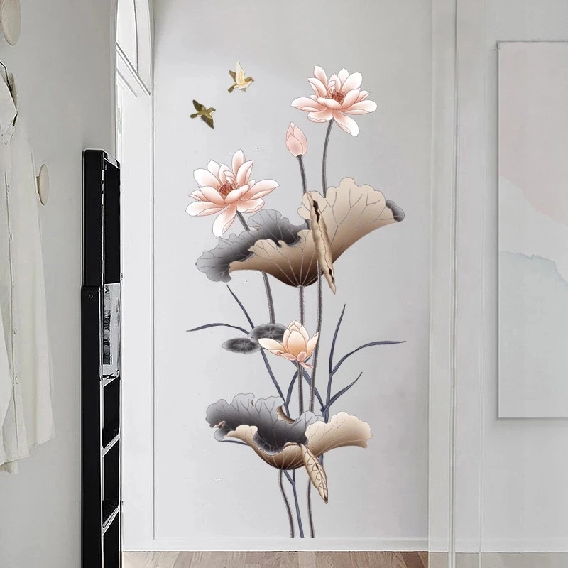 Lotus Flowers Wall Stickers Living Room Stickers Wall Decoration Home Decor Accessories Wall Decals Bedroom Furniture Wallpapers
Lotus Flowers Wall Stickers Living Room Stickers Wall Decoration Home Decor Accessories Wall Decals Bedroom Furniture Wallpapers