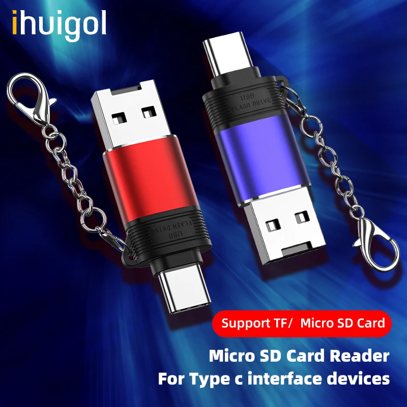 ihuigol TF/Micro SD Memory Card Reader USB to Type c Moilbe Phone Adapter Card Reader For Huawei P40 P30 Samsung S10 Xiaomi mi 9
ihuigol TF/Micro SD Memory Card Reader USB to Type c Moilbe Phone Adapter Card Reader For Huawei P40 P30 Samsung S10 Xiaomi mi 9