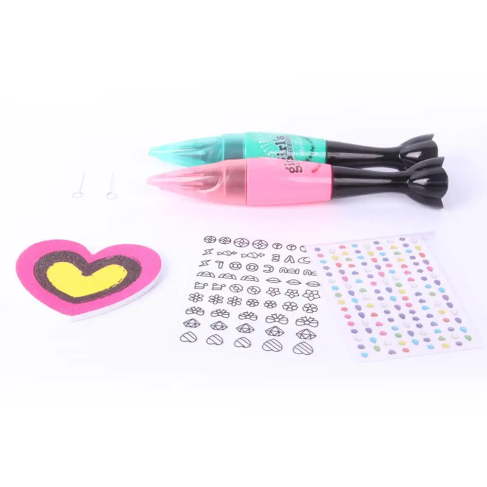 Children's Nail Art Pen Set Non-toxic Makeup Toy Polish 3D DIY Decoration | Игрушки и хобби