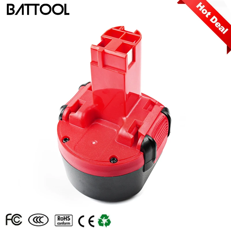 Аккумуляторная батарея BATTOOL 9 6 в 3000 мАч Ni-MH BAT048 для Bosch PSR 960 BH984 BAT119 BAT100 BAT001 BPT1041 BH974