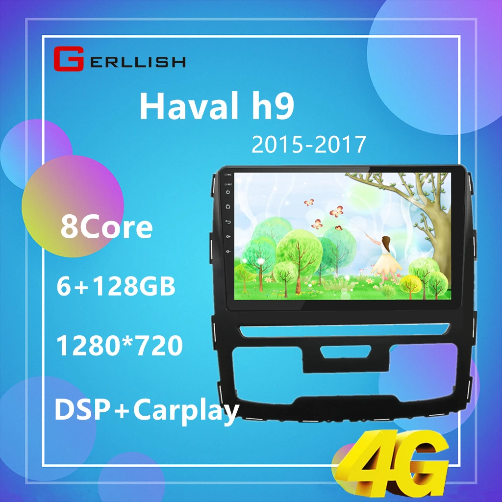 Автомагнитола Gerllish для GREAT WALL, Автомагнитола для Haval H9 2014-2017, мультимедийный видеоплеер, навигация, стерео, GPS, Android, без dvd, 2din
Автомагнитола Gerllish для GREAT WALL, Автомагнитола для Haval H9 2014-2017, мультимедийный видеоплеер, навигация, стерео, GPS, Android, без dvd, 2din