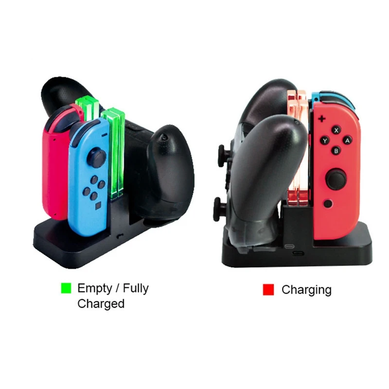 Светодиодный зарядный док-станция Joy Con для Ningtendo | Электроника
