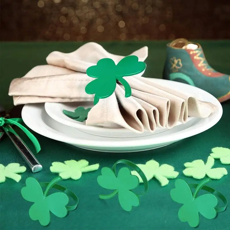 Green Steel Napkin Buckle Clover Ring Mat Easter Towel Ring Housewarming Decorations Napkin D9B5
Green Steel Napkin Buckle Clover Ring Mat Easter Towel Ring Housewarming Decorations Napkin D9B5