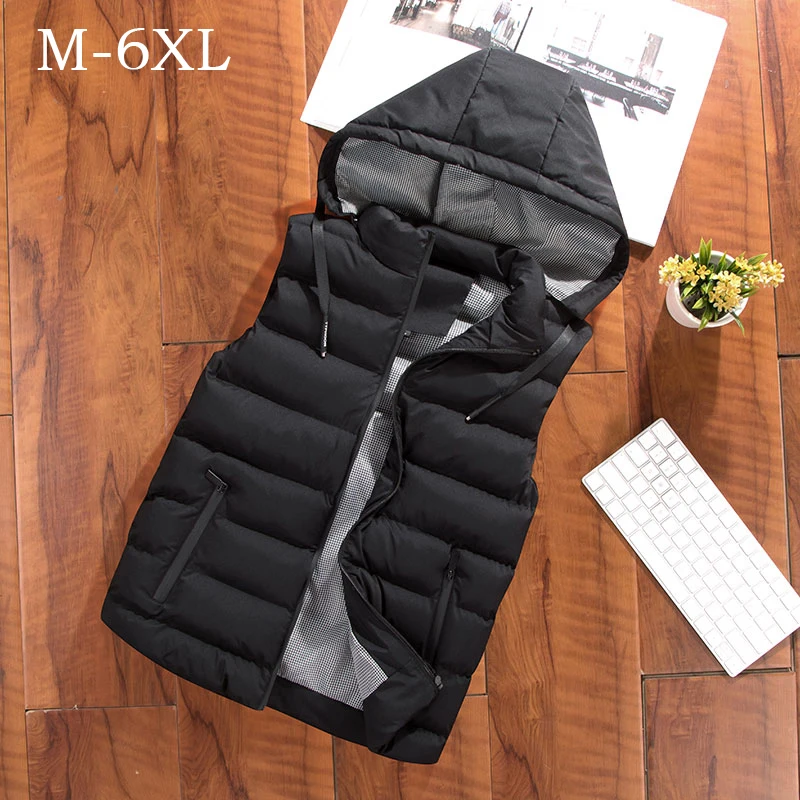 Fashion Sleeveless Jacket 2019 Men Thickening 100% Cotton Vest Hat Hooded Warm Vest Winter Waistcoat Men Casual Windbreaker
Fashion Sleeveless Jacket 2019 Men Thickening 100% Cotton Vest Hat Hooded Warm Vest Winter Waistcoat Men Casual Windbreaker
