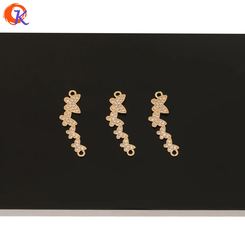 Cordial Design 40Pcs 9*29MM Jewelry Making/Earring Findings/Jewelry Accessories/Hand Made/CZ Butterfly Charms/DIY Connectors
Cordial Design 40Pcs 9*29MM Jewelry Making/Earring Findings/Jewelry Accessories/Hand Made/CZ Butterfly Charms/DIY Connectors