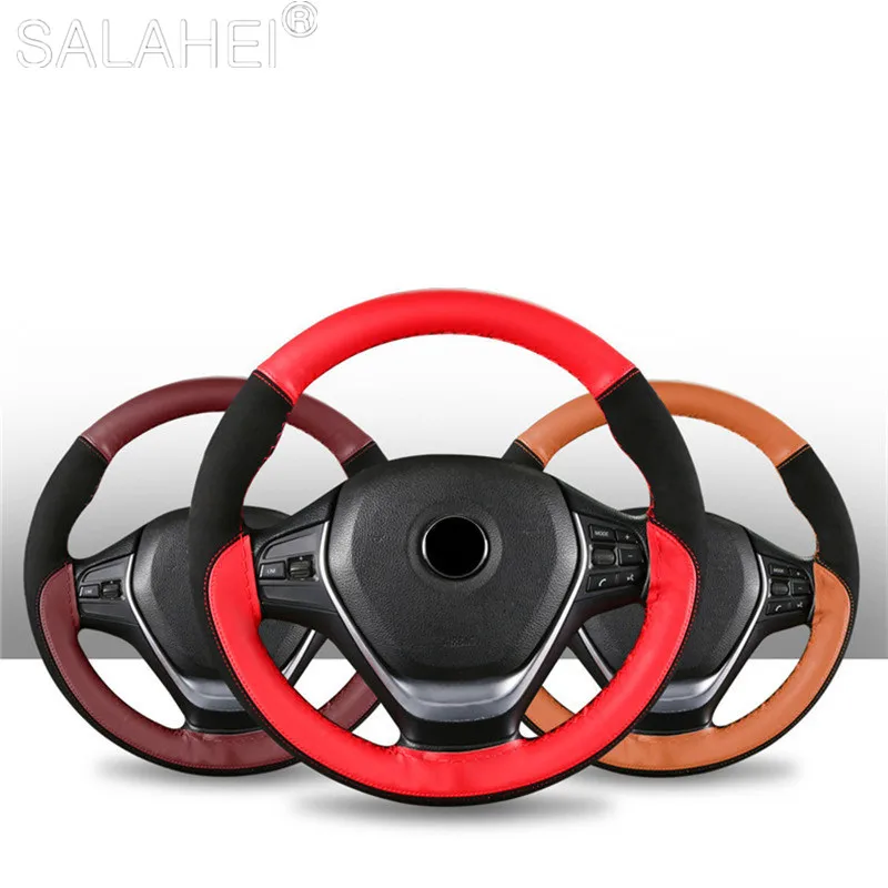 Turn Fur Leather DIY Car Steering Wheel Covers 37cm 38cm Breathable Braid Interior Accessories For Mercedes Benz Audi VW BMW
Turn Fur Leather DIY Car Steering Wheel Covers 37cm 38cm Breathable Braid Interior Accessories For Mercedes Benz Audi VW BMW