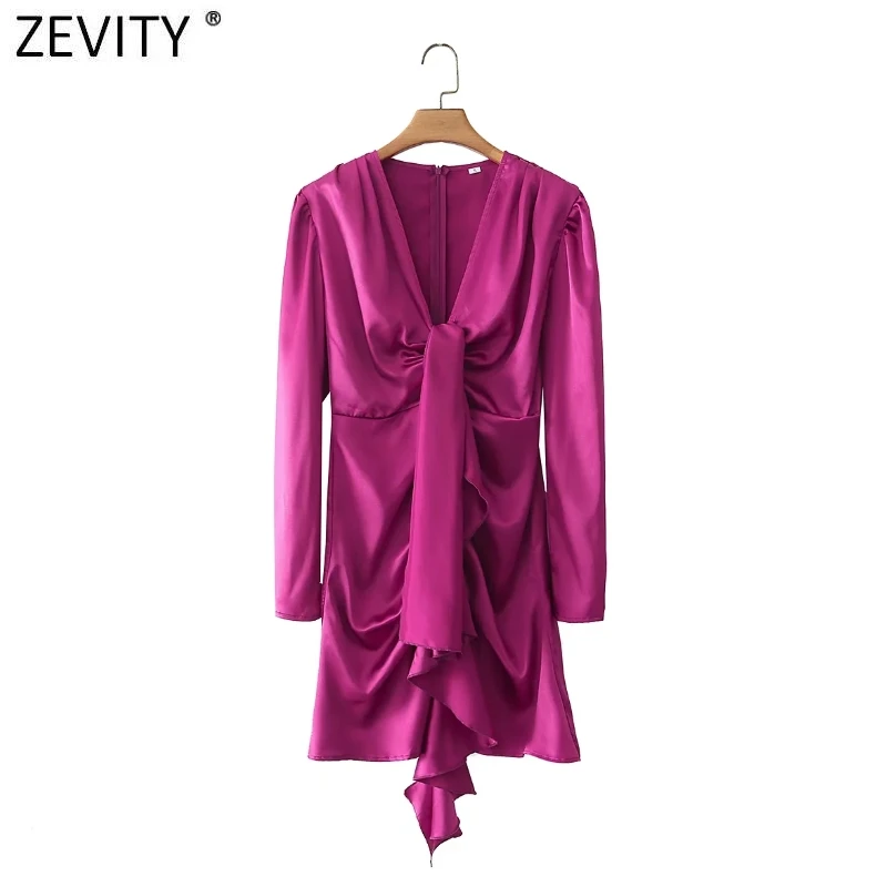 Новинка, модное женское платье ZEVITY с лентами спереди, складками и оборками, мягкое атласное мини-платье, офисное женское платье на молнии сз...
Новинка, модное женское платье ZEVITY с лентами спереди, складками и оборками, мягкое атласное мини-платье, офисное женское платье на молнии сз...