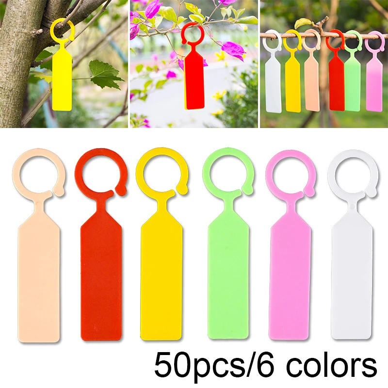 50PCS Plastic Plants Tags Nursery Garden Ring Label Pot Marker Stake Hanging Tags Greenhouse Bonsai Collar Tags
50PCS Plastic Plants Tags Nursery Garden Ring Label Pot Marker Stake Hanging Tags Greenhouse Bonsai Collar Tags