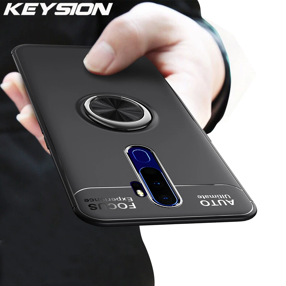 Противоударный чехол KEYSION для OPPO A9 2020 A11X Мягкая силиконовая задняя крышка