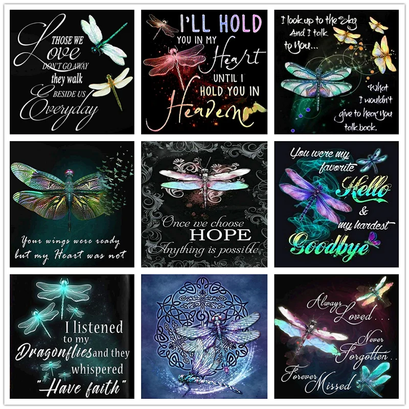 English Letter Diamond Painting Charm Dragonfly 5D DIY Full Diamond Embroidery Mosaic Cross Stitch Home Decorative Painting
English Letter Diamond Painting Charm Dragonfly 5D DIY Full Diamond Embroidery Mosaic Cross Stitch Home Decorative Painting
