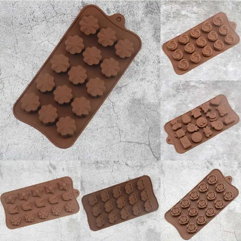 Cartoon Flower Silicone Chocolate Mold for Baking Cake Decorating Mold BakewareTools Candy Gummy Tray Baking Mold Silicone mold
Cartoon Flower Silicone Chocolate Mold for Baking Cake Decorating Mold BakewareTools Candy Gummy Tray Baking Mold Silicone mold