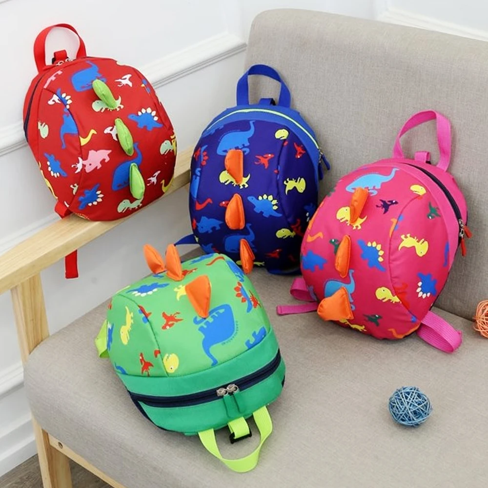 Children Cartoon Bags Backpack With Anti-loss Traction Rope Small Baby Cute Schoolbag Girl Boy Kid School Storage Bag Backpacks | Дом и сад