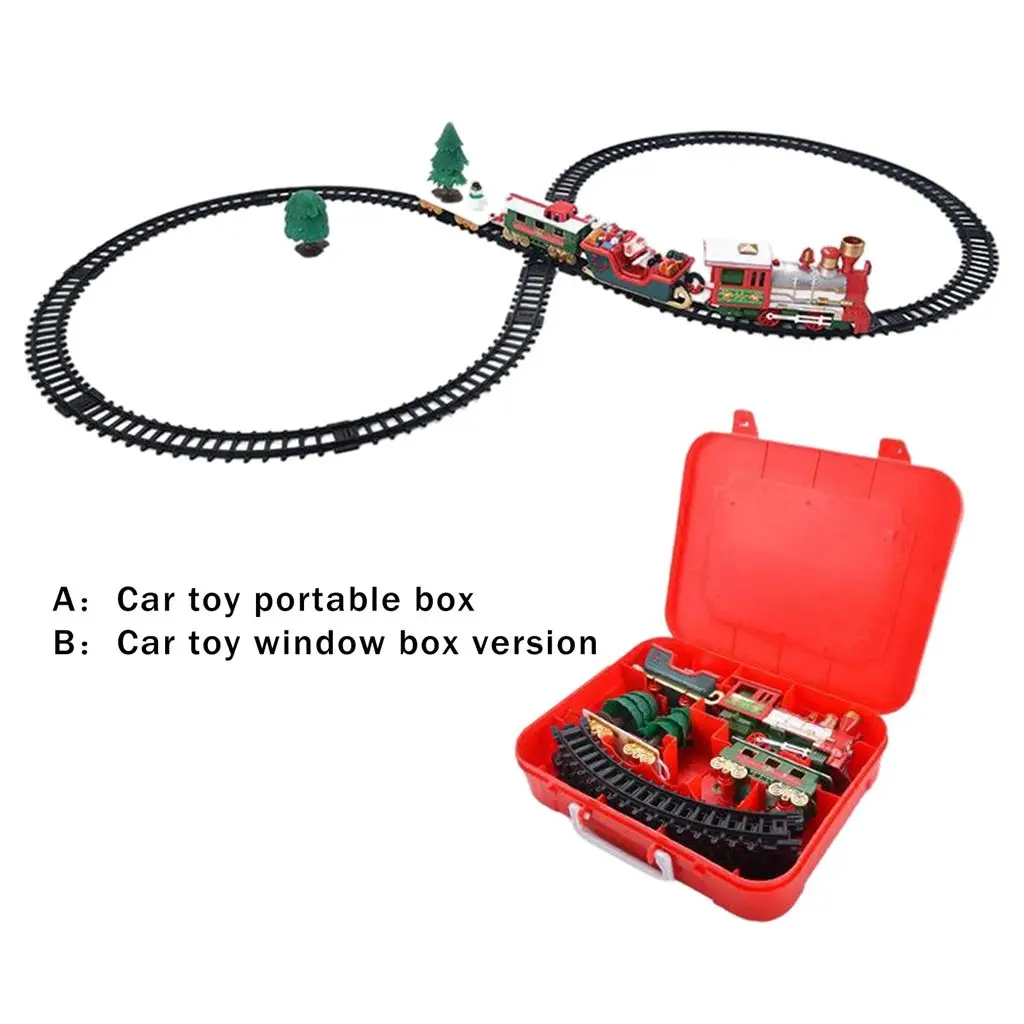 Classic Christmas Electric Rail Car Train Set with Music Light Children Kids Toy Gift Christmas Xmas Tree Decoration
Classic Christmas Electric Rail Car Train Set with Music Light Children Kids Toy Gift Christmas Xmas Tree Decoration