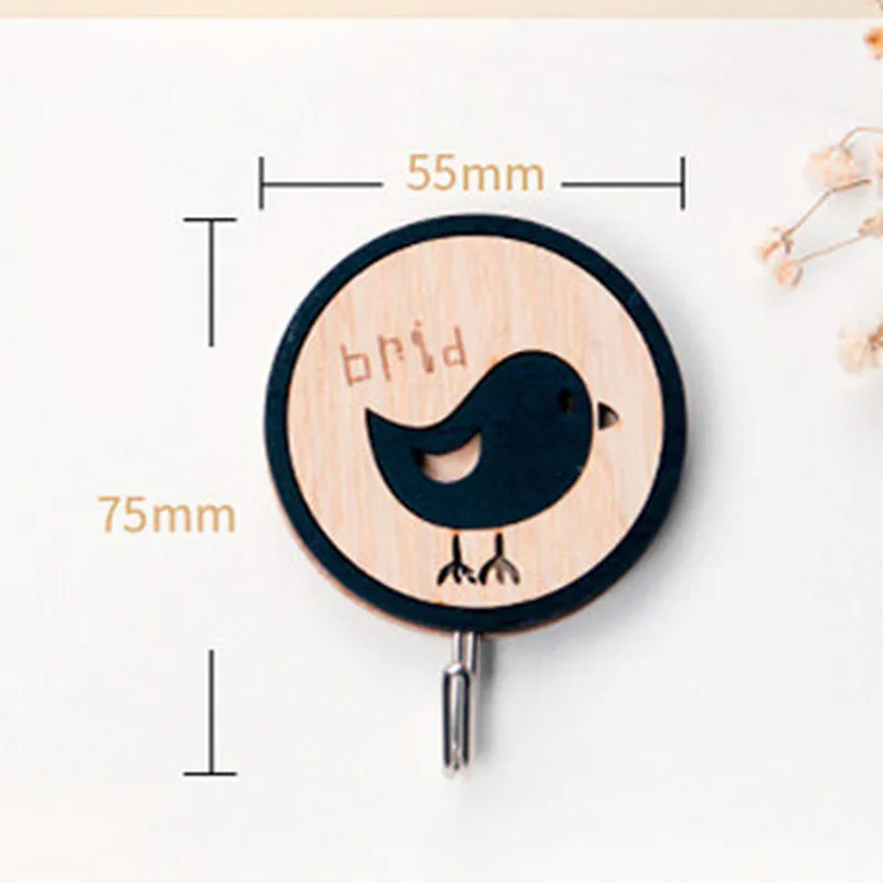 2 PCS/Set Wood Hook Creative Practical Cute Pattern Cartoon Animal Nail-free Racks Multi-function Home Household Storage Hooks
2 PCS/Set Wood Hook Creative Practical Cute Pattern Cartoon Animal Nail-free Racks Multi-function Home Household Storage Hooks