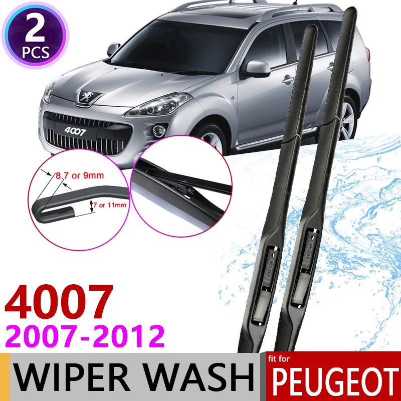 for Peugeot 4007 2007~2012 2008 2009 2010 2011 Front Windscreen Windshield Wipers Car Wiper Blades Car Accessories
for Peugeot 4007 2007~2012 2008 2009 2010 2011 Front Windscreen Windshield Wipers Car Wiper Blades Car Accessories