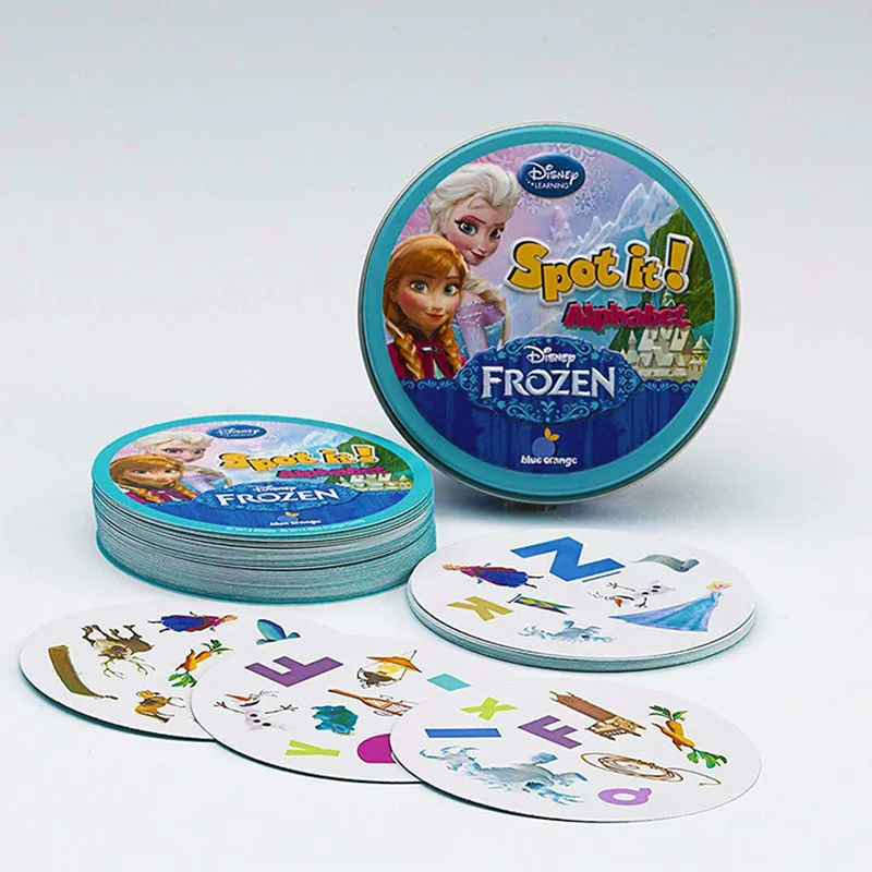 Disney Frozen Card Game Find It Cards Party Games Board WithTin Box Cartoon Anime Figure Elsa Anna Pattern Children's Toys Gifts
Disney Frozen Card Game Find It Cards Party Games Board WithTin Box Cartoon Anime Figure Elsa Anna Pattern Children's Toys Gifts