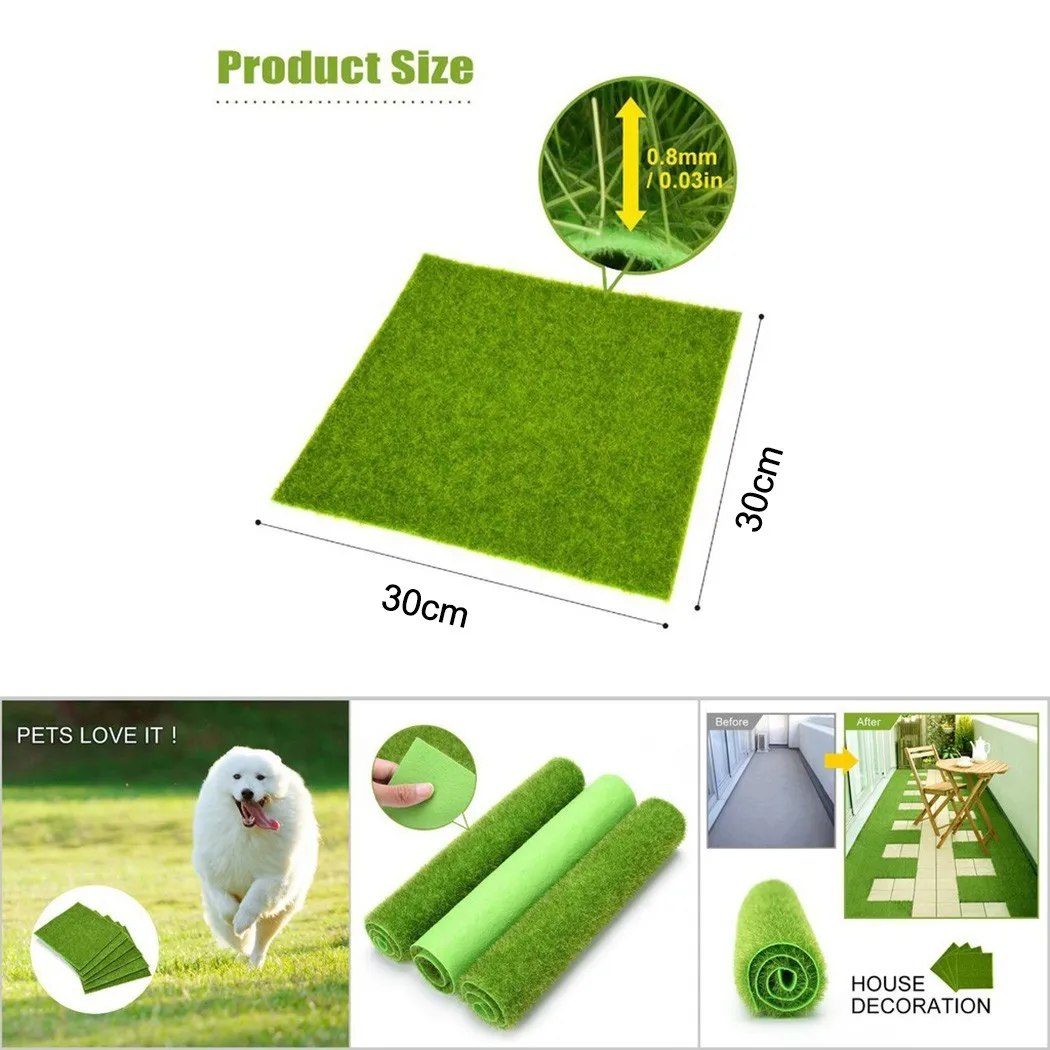 1 X Artificial Grass 30*30cm Non-woven FabricSynthetic Miniature Garden Ornament DIY Craft Pot Artificial Lawn Grass
1 X Artificial Grass 30*30cm Non-woven FabricSynthetic Miniature Garden Ornament DIY Craft Pot Artificial Lawn Grass