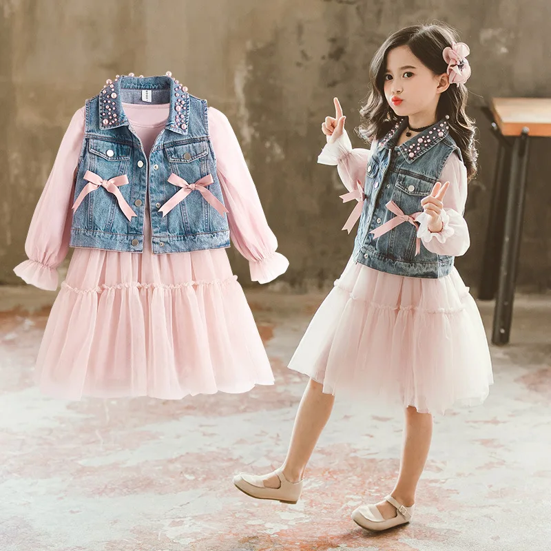 Summer Kids Dresses for Girls 4 6 8 10 Years Children Dress Casual Lady Girl Princess Teenagers Clothing | Детская одежда и обувь