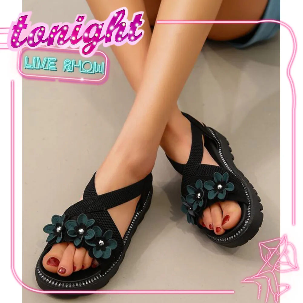 DoraTasia Brand New Female Summer Beach Women's Sandals Platform Wedges Med Heels Flower Sandals Casual Concise Soft Women Shoes
DoraTasia Brand New Female Summer Beach Women's Sandals Platform Wedges Med Heels Flower Sandals Casual Concise Soft Women Shoes